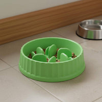 Mental Stimulation Slow Feeder Bowl Easy to Clean Slow Eating Pet Bowl Non-Slip Base Feeding Accessory Anti-Tipping Design for Dogs