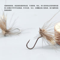 Caddis Dry Fly Bait for Lure Fishing, Size 16 and 18 Hooks