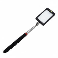 Vehicle Undercarriage Mirror Double Joint Telescopic Inspection Mirror Non-Slip Grip for Technicians