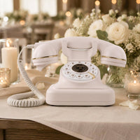 Cordless Retro Bluetooth Phone Bluetooth Retro Phone Decorative Telephone Handset for Wedding, Party, Photo Prop