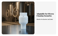 PTFE Rotating Spray Ball Resistant Teflon Vessel Cleaning Nozzle