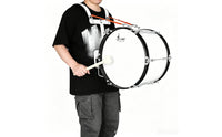 Comfortable 16 Inch Marching Bass Drum Adjustable Straps Marching Band Bass Drum Sturdy Easy to Carry for Students, School Procession, Outdoor Performance
