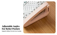 Adjustable beneath-desk Footrest Non-Slip Ergonomic Aid Portable for Study Room