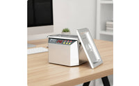 Vibrational Cleaning Machine Stainless Steel Vibrational Cleaner Machine Digital Jewelry Cleaner with Metal Lid for Watchmakers, Workshop