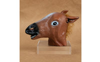 Horse Head Costume Headpiece Black Muzzle Full-Horse Head Headpiece Pointed Ears