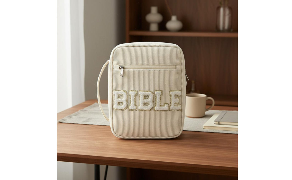 Book Organizer with Handle Large Capacity Zippered Book Protector Bible Carrying Case Pen Holders Bible Study Organizer Bag