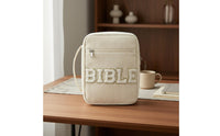 Book Organizer with Handle Large Capacity Zippered Book Protector Bible Carrying Case Pen Holders Bible Study Organizer Bag