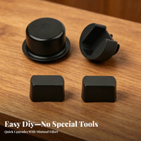 4 Pieces Tailgate Hinge Bushing Kit Wear Resistant Tail Gate Hinge Hinge Bushing Insert ABS Long-Lasting Replacement Car Part