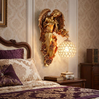 Angel Sconce Indoor Angel Wall Lamp Romantic for Living Room, Hallway