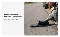 One-Piece Vehicle Accessory Square Coupling Tube Hitch Adapter Angled Hitch Adapter Heavy Duty Steel