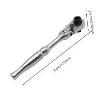 Ratchet Wrench Ergonomic Ratchet Spanner One-Handed Tool for Amateur Fixers