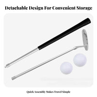 Putting Stick Portable Detachable Putting Stick Long-Lasting Stable Hitting for Beginners, Office
