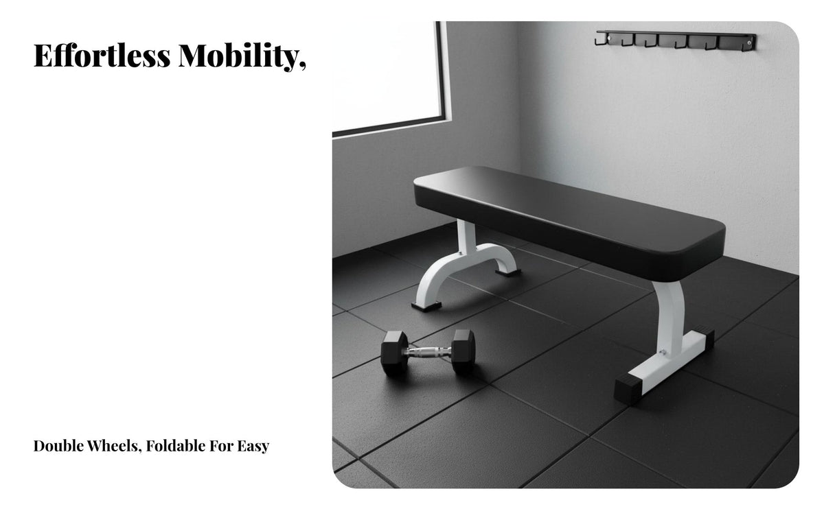 Strength Training Bench Sturdy Weight Bench Heavy Duty for Fitness Enthusiasts, Athletes, Home Gym
