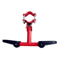 Anti-Slip Foldable Cycle Footrest Rubber Clamp-on Cycle Footrest Metal Bike Rear Foot Peg Compact for Children