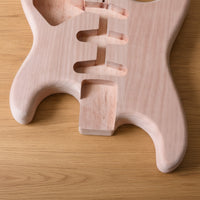 Pre-Routed S & T Guitar Body Personalizable Unfinished Guitar Body Custom for Luthier