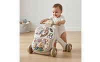 Adjustable-Speed Baby Learning Stroller Four-Wheel Base Push Stroller Toy Triangular Support Walking Coach Molded Details for Young Children