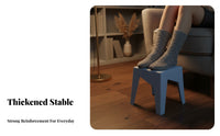Thickened long-lasting Stackable Plastic Stool Modern Minimalist Design Stackable Utility Stool Space-Saving Household Seating Easy to Clean for home users, Business Owners, Dining Room, business areas, Kitchen, Office