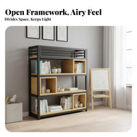 Wavy Bedside Cabinet Modern Minimalist aesthetic Nightstand space-saving Size Bedroom Furniture for Young Adults, Homeowners, Living Room, Hallway, Home Office