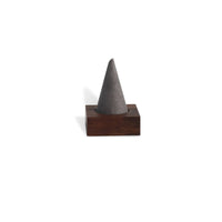 Jewelry Display Stand with Wood Base Velvet Jewelry Display Stand Countertop Multi-Functional for Boutiques, Dressing Tables