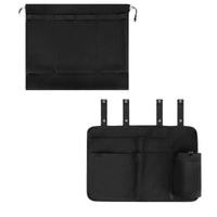 Multiple Pockets Airplane Seat Organizer Water Bottle Holder Seatback Organizer Bag Easy to Clean Seat Tray Cover Bag Lightweight
