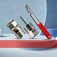 Bike Flywheel Removal Wrench Electroplated Bike Freewheel Remover Metal Flywheel Removal Wrench for Mechanics, Repair, Home Workshops