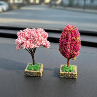Miniature Artificial Tree Car Dashboard Decoration