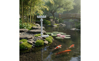 5-Head Waterfall Pool Fountain Spray Display Stand Soothing Sound 5-Nozzle Pool Aerator No Extra Power Needed Adjustable Waterfall Sprinkler for Swimming Pools