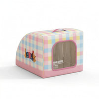 Pet Cooling House Covered Cat Cooling House Semi-Round for Small Pets