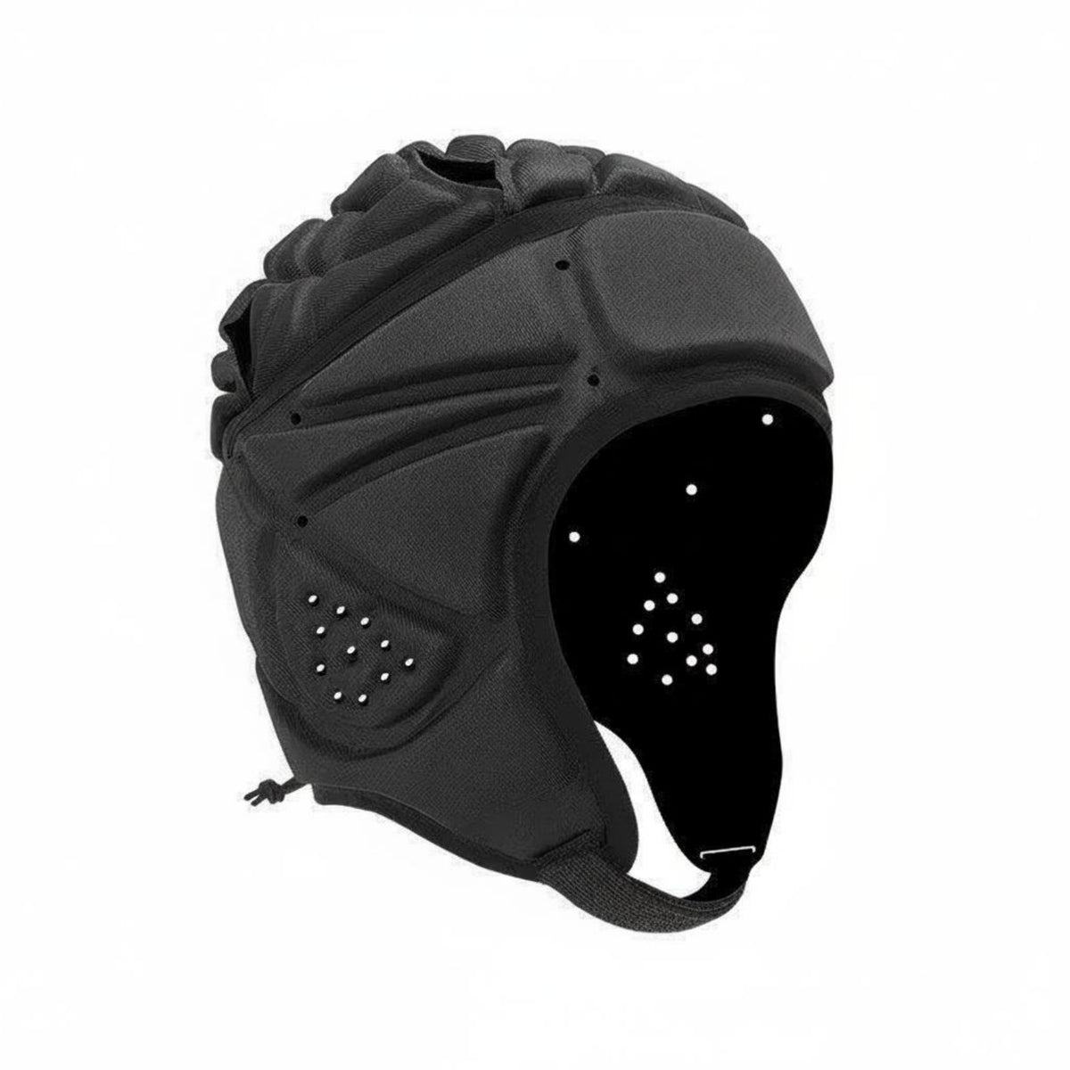 Sports Headgear Chin Strap Open-Face Head Covering Molded Side Panels Padded Sports Head Covering for Basketball