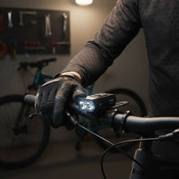 USB-Charged Bike Headlight Easy Installation USB USB-Charged Cycle Illumination 6 Lighting Modes Double LED Cycle Light for Commuters, Trail Riding