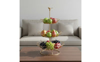 Nordic Design 3 Tier Fruit Basket Modern Design 3 Tier Fruit Bowl Large Capacity Tiered Serving Tray Easy Assembly for Living Room