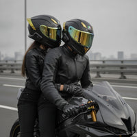 Carbon-Fiber-Pattern Bluetooth Integrated Motorcycle Helmet Communication System Bluetooth Motorcycle Helmet Aerodynamic Tinted for Riders, Commuters, Touring, Commuting