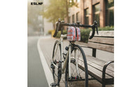 Top Tube Bag Lightweight Triangle Bike Bag Bike Front Tube Pack Long-Lasting Two-Wheeler Triangle Pouch Slim for Cyclists