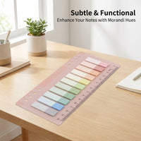 see-through PET Index Tabs Sticky Notes, Removable Divider for Notebooks, Filing for Students, Stickers for Organizing