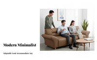 Modern Design Lounge Suite Minimalist design Sofa Space-Saving Couch Comfortable Seating for Apartment Dwellers, Business Owners, Young Adults, Reception Room, Office, Small Spaces, Bedroom