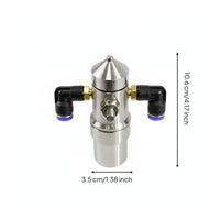 Anti-Leak Air Atomizing Nozzle Fine Mist Atomization Stainless Steel Misting Nozzle for Humidification, Cooling, Coating