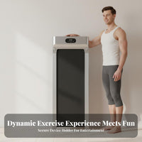 Foldable Treadmill Space Saving Portable Electric Treadmill Silent Home Running Machine for Apartment, Office