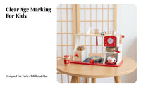 Breakfast Shop Toy Countertop-Style Miniature Kitchen Shop Storage Spaces
