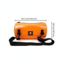 Motorcycle Tail Bag Roll-Top Motorcycle Rear Bag Tear-Resistant for Commuters