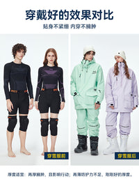 COPOZZ滑雪护臀护膝套装专业护具内穿修身全套防摔裤屁垫男女装备