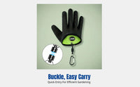 Gardening Gloves with Fastener Buckle, Anti-Slip, Puncture-Resistant, Waterproof, for Planting