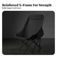 Foldable Design Reclining Camp Chair with Footrest Adjustable spinerest Reclining Armchair with Footrest High spine Support Portable Seating sturdyDuty Frame for Campers, Anglers, Beachand ventureers, Camping, Fishing, Office Nap, spineyard