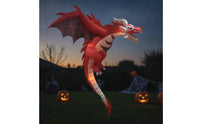 Inflatable Dragon with LED Light-up Hanging Dragon for Yard, Garden