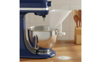 Stand Mixer Flour Funnel Food Grade Universal Mixer Funnel Dishwasher Flour Pouring Spout for Bread Makers, Mixing