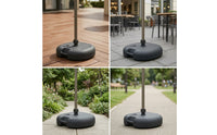 Water-Filled Umbrella Base with Water-Filled Low-Profile for Homeowners, Garden, Yard, Balcony
