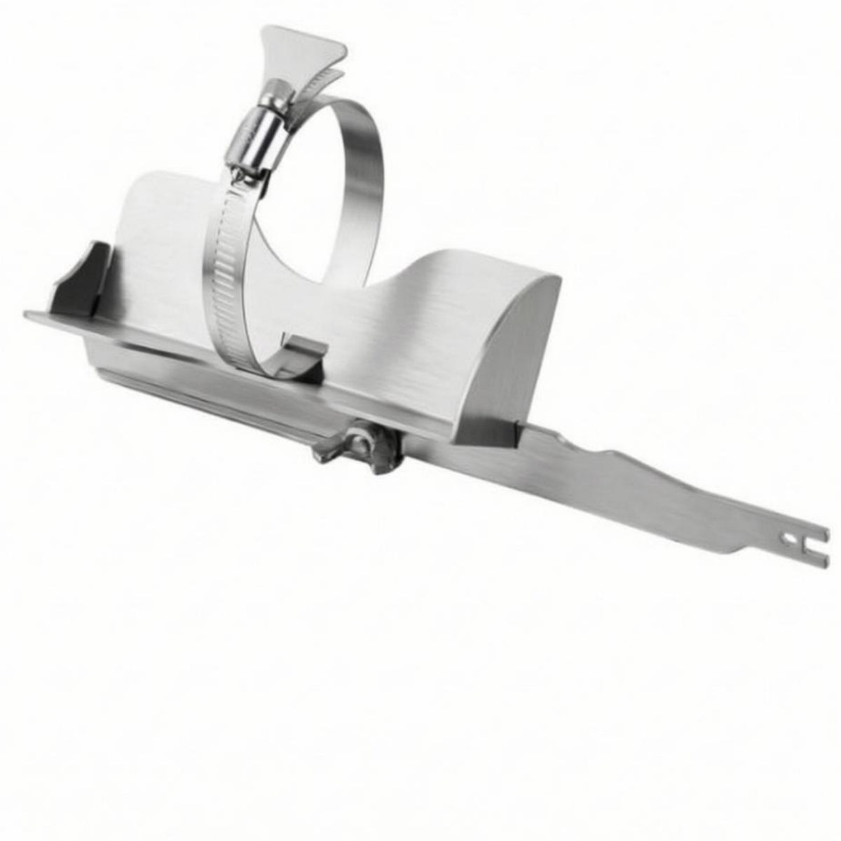 Brushed Metal Finish Reciprocating Saw Shaker Holder with Tightening Knob Reciprocating Saw Shaker Included Work Gloves Adjustable Can Clamp Extendable