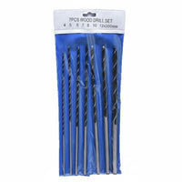 7 Pieces High Hardness 300mm Wood Drill Bit Set Fast Cutting 300mm Brad Point Long-Lasting for Woodworkers, Furniture Making, Workshop