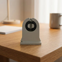 Tube Light Holder for PIN CONNECTOR T8 Fluorescent Lamp Holder, Single Unit for DIY Lighting Repair, Non-Shunted Copper Contacts