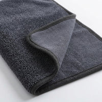 Double Sided Towel Microfibre Cloth, 40x60cm Microfibre Cloth Car Drying Towel, 350 GSM Twisted Yarn for Detailing and Fast Drying