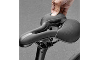 Built-in Tail Light Bike Saddle with Taillight Ergonomic Design USB Rechargeable Bike Seat Shock Absorbing Sports Gear Memory Foam Padding for Cyclists, Night Riding